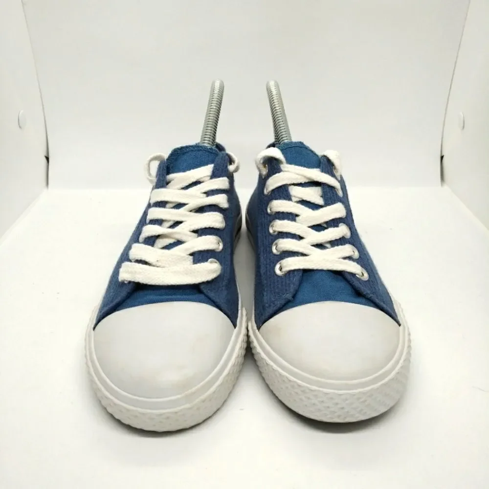 Airwalk Blue Corduroy Casual Fashion Sneakers‎ Shoes Women's Size 6 Blue